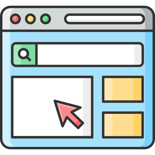 Website creation illustration